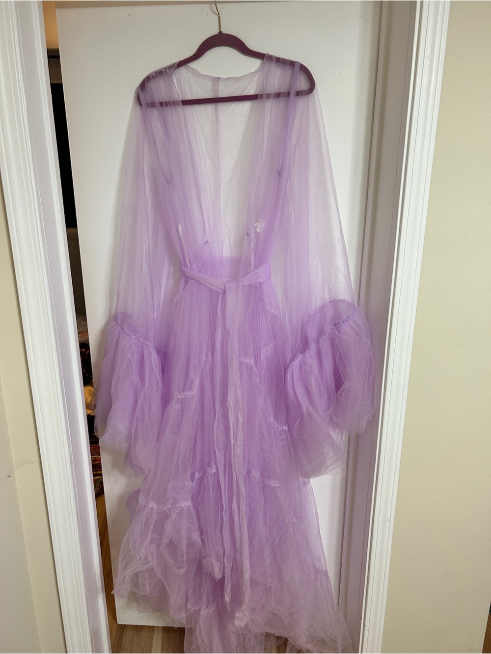 Lavender Tulle Handmaid Robe -2x -5x